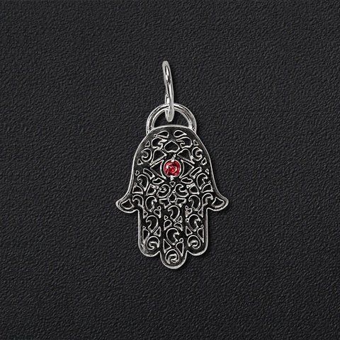 The Hamsa silver pendant