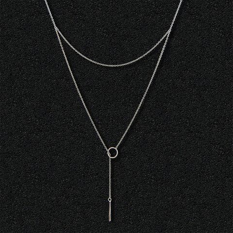 Серебряное колье "Light me up!"