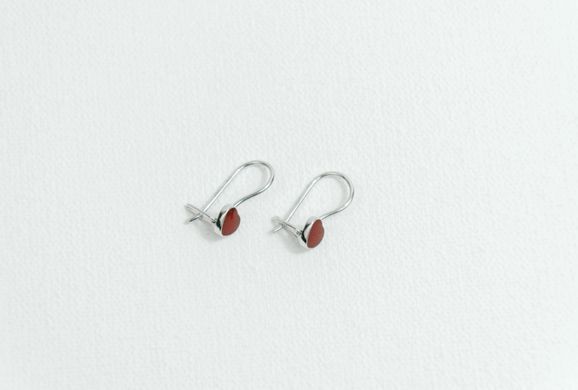 Silver earrings "Hearts"