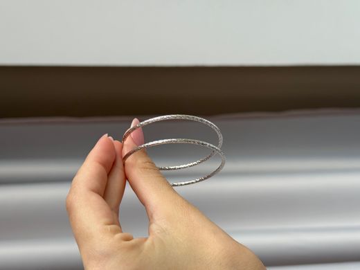 Srebrne kolczyki koła rodowane o średnicy 55 mm