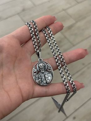 Срібна ладанка "Святий Миколай"