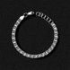 Female silver bracelet "Arab Bismarck" 3.0+