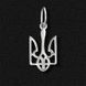 Срібна підвіска "Тризуб". Герб України