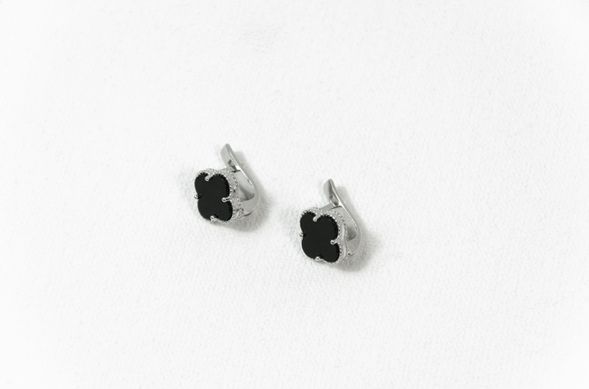 Silver earrings "lucky day"