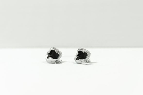 Silver earrings "lucky day"