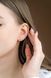 Silver cuff earrings with cubic zirconia