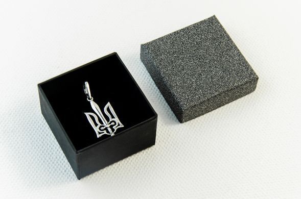 Silver pendant "Trident with sword"