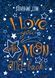 Листівка "I love you to the Moon and back"
