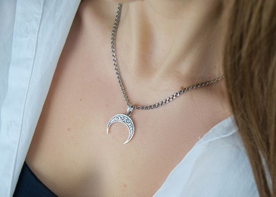 Серебряная подвеска "Лунница"