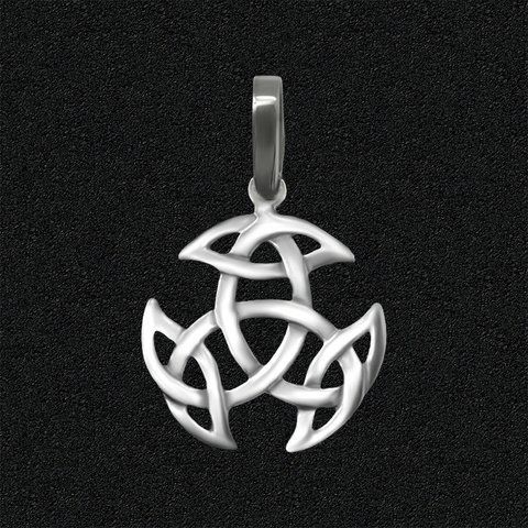 Srebrny wisiorek-amulet "Węzły Lughesa"