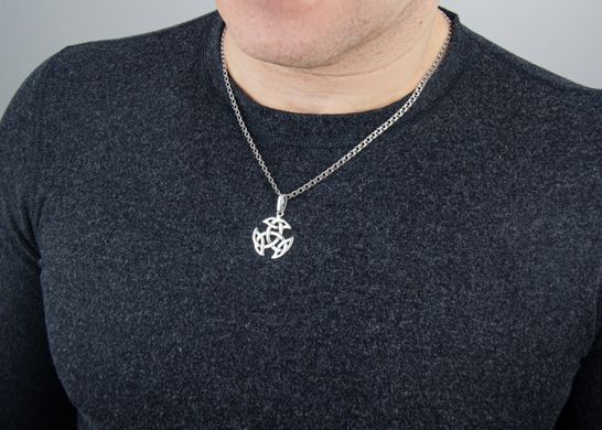Srebrny wisiorek-amulet "Węzły Lughesa"