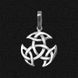 Srebrny wisiorek-amulet "Węzły Lughesa"