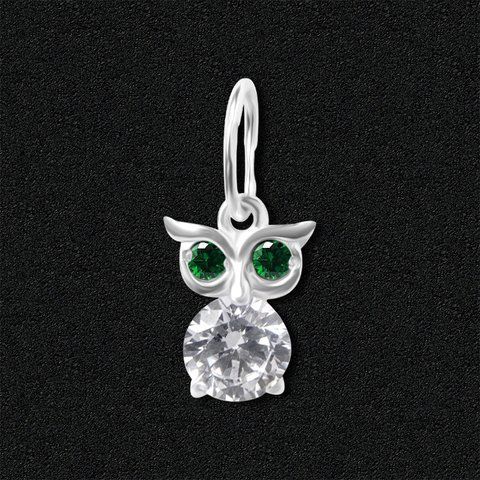 Жіночий срібний кулон "Совеня"