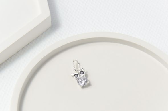Damska srebrna zawieszka "Baby Owl"