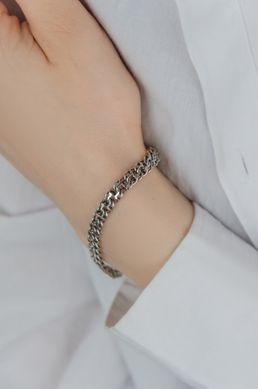 Men's silver bracelet "Falco"