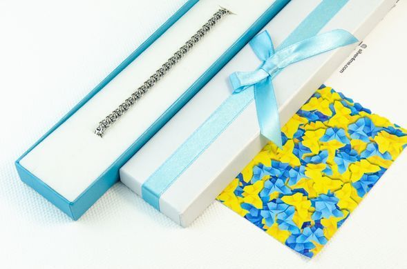 Men's silver bracelet "Falco"